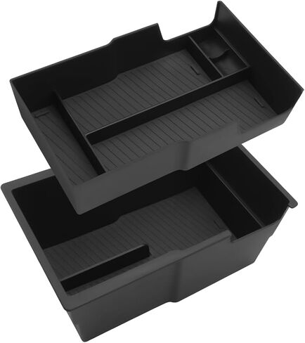 CDEFG Double Layer for Chevy Equinox 2025 2026 Accessories Center Console Organizer Tray Equinox (LT, RS, Activ) Armrest Storage Middle Console Insert in Saudi Arabia