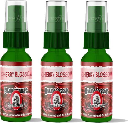 Blunt Effects Blunt Effects 100% معطر هواء مركّز للسيارة/المنزل، بخاخ تحييد الروائح الكريهة (3 عبوات) [اختر الرائحة] (زهر الكرز) in Saudi Arabia