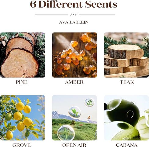 Wood Car Air Freshener – Natural Wooden Sun Visor Clip, Long-Lasting Automotive Odor Eliminator, Open Air in Saudi Arabia