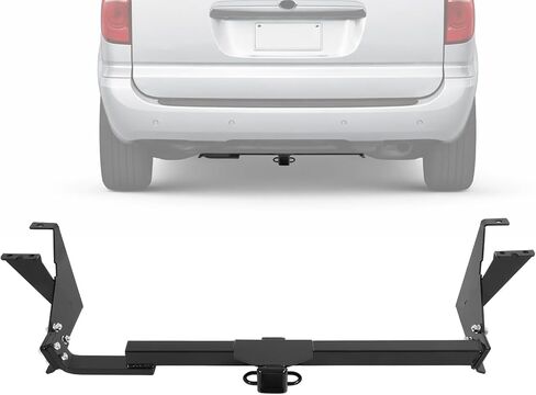Class 3 Trailer Tow Hitch, 2 Inch Receiver Compatible with 2004-2007 Dodge Caravan Grand Caravan Chrysler Town & Country (with Stow-n-Go) in Saudi Arabia