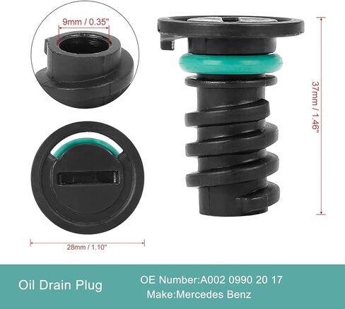 استبدال سدادة تصريف الزيت البلاستيكية لمرسيدس بنز C63 OE A0029902017 in Kuwait