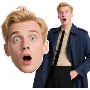 Custom Big Head Cutout Customized Llife Size Face Cardboard Cutout Heads Stickwith Picture Personalized Sign for Graducation Wedding Birthday Party in Saudi Arabia
