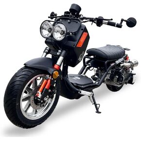 Reckless 150cc Scooter Generation 4 Automatic Transmission PMZ150-21, Street Legal Motorcycle for Adults, LED Headlights Digital Speedometer, Stretched-Out Ruckus Style Powerful GY6 Engine Smooth Ride in Kuwait