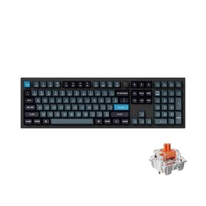 Keychron Q6 Pro Full Metal QMK/VIA Custom Wireless Bluetooth/USB-C Mechanical Keyboard, Full Size 108-Key Programmable Knob RGB Backlit Hot-Swappable K Pro Banana Switch for Mac Windows Linux-Black in Saudi Arabia