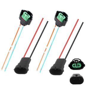 H11 H8 Pigtail Socket Wiring Harness Harness Female and Male Adapters for Headlight Fog Lights OEM w/ 4-Inch Wire, 2 Set in Kuwait