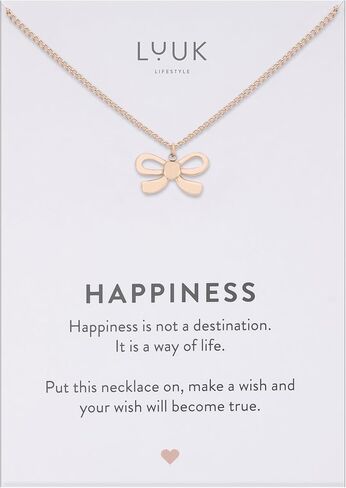 LUUK LIFESTYLE Cute Pendant Necklaces for Women, Modern, Dainty, Minimalist, 19 inch Adjustable, Waterproof, Non-Tarnish, Pearls|Hearts|Love, Gift Ideas for her, Stainless steel, Silver|Gold|Rose Gold in Saudi Arabia