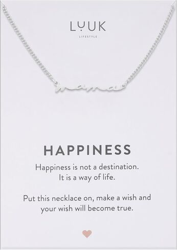 LUUK LIFESTYLE Cute Pendant Necklaces for Women, Modern, Dainty, Minimalist, 19 inch Adjustable, Waterproof, Non-Tarnish, Pearls|Hearts|Love, Gift Ideas for her, Stainless steel, Silver|Gold|Rose Gold in Saudi Arabia