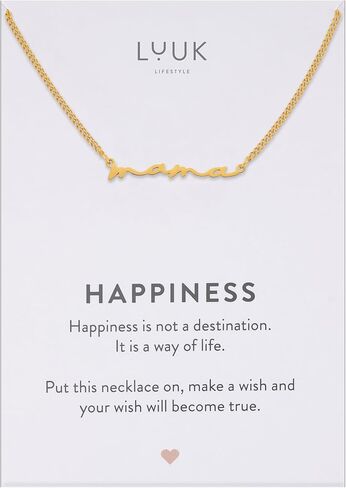 LUUK LIFESTYLE Cute Pendant Necklaces for Women, Modern, Dainty, Minimalist, 19 inch Adjustable, Waterproof, Non-Tarnish, Pearls|Hearts|Love, Gift Ideas for her, Stainless steel, Silver|Gold|Rose Gold in Saudi Arabia