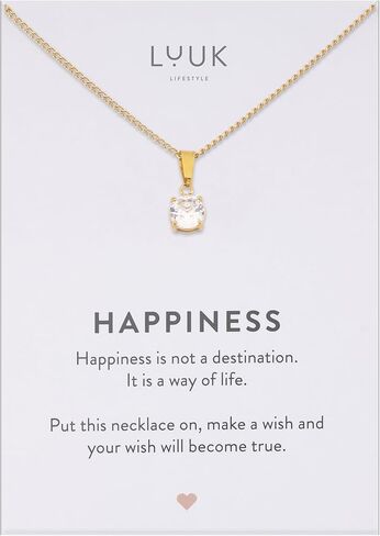 LUUK LIFESTYLE Cute Pendant Necklaces for Women, Modern, Dainty, Minimalist, 19 inch Adjustable, Waterproof, Non-Tarnish, Pearls|Hearts|Love, Gift Ideas for her, Stainless steel, Silver|Gold|Rose Gold in Saudi Arabia