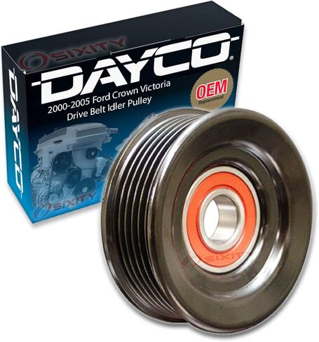 بكرة تباطؤ حزام محرك Dayco متوافقة مع Ford Crown Victoria 4.6L V8 2000-2005 in Saudi Arabia