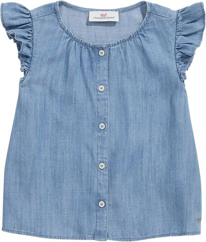 قميص Evie Chambray للفتيات من Vineyard Vines in Saudi Arabia
