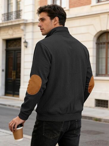 Mens Mock Neck Pullover Long Sleeve Button Down Shirt Ribbed Knit Top Casual Fit Layering Top for Daily Wear Work in Saudi Arabia