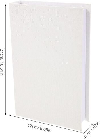 2pcs Faux Book Decor Rustic Linen Cover Simulation Books for Bookshelf Display Office Decoration for Living Room Office Use in Saudi Arabia