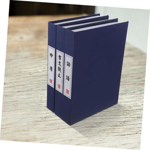 Ciieeo 3pcs Vintage Decorative Fake Book for Home Decor Chinese Style Simulation Bookshelf Props for Living Room Study and Photography Decor in Saudi Arabia