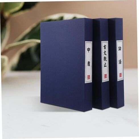 Ciieeo 3pcs Vintage Decorative Fake Book for Home Decor Chinese Style Simulation Bookshelf Props for Living Room Study and Photography Decor in Saudi Arabia