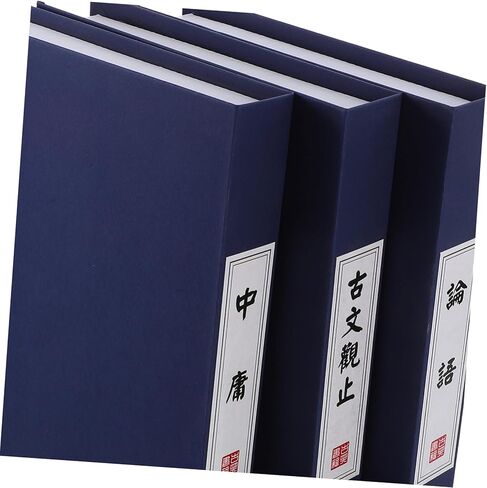 Ciieeo 3pcs Vintage Decorative Fake Book for Home Decor Chinese Style Simulation Bookshelf Props for Living Room Study and Photography Decor in Saudi Arabia