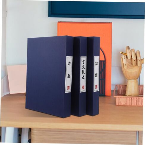 Ciieeo 3pcs Vintage Decorative Fake Book for Home Decor Chinese Style Simulation Bookshelf Props for Living Room Study and Photography Decor in Saudi Arabia