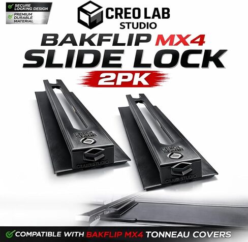356A0013-2 Pack Tonneau Cover Slide Lock Replacement for BAKFlip MX4 G2 Parts, Truck Bed Cover Hardware Kit for Rod Support, ASA Slide Lock Replacement for Folding Truck Bed Covers in Saudi Arabia