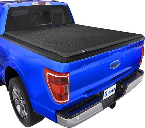 غطاء تونيو لسرير الشاحنة من القماش الناعم ثلاثي الطي من Tyger Auto T3X متوافق مع 2015-2020 Ford F-150 | سرير مقاس 5.5 بوصات (67 بوصة) | TG-BC3F1041X in Saudi Arabia
