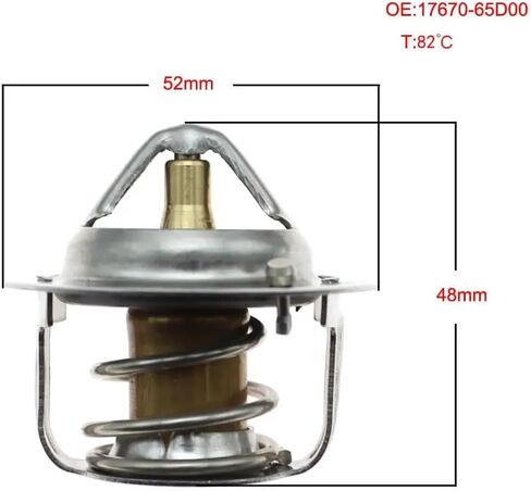 Coolant Thermostat 1767065D00 for Suzuki Jimny for Grand Vitara Sx4 Wagonr 17670-77E00 17670-65D00 17670-66D00 in Saudi Arabia