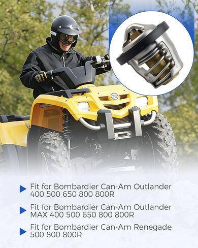 420222493 ترموستات مع حلقة دائرية مناسبة لموديلات Bombardier Can-Am Outlander 400 500 650 800 800R وMAX، مناسبة لاستبدال Renegade 500 800 800R 711222493 420222494 in Saudi Arabia