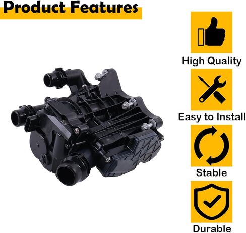 11538642560 Engine Coolant Thermostat Compatible with BMW 3' 5' 6' 7' G01 G02 G05 G06 G11 G12 G20 G21 G28 G29 G30 G31 G32 GT X3 X4 X5 X6 Z4 in Saudi Arabia