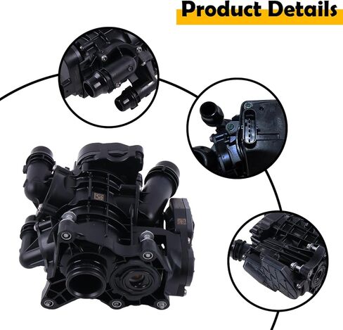 11538642560 Engine Coolant Thermostat Compatible with BMW 3' 5' 6' 7' G01 G02 G05 G06 G11 G12 G20 G21 G28 G29 G30 G31 G32 GT X3 X4 X5 X6 Z4 in Saudi Arabia