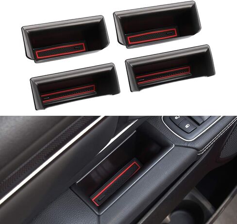 Motrobe Glove Box Organizer for Dodge 2019 2020 2021 2022 2023 RAM 1500 ABS Organizer Divider Accessories Black in Kuwait