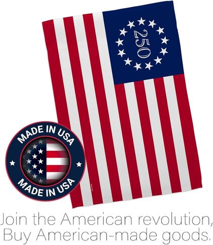 America 250 Flag Betsy Ross Independence Day Wall Tapestry Home Accent Official Licensed Merchandise Canvas Prints Yard Sign Textile Woven Fabric Poster USA 250th Anniversary Decoration Gift in Kuwait