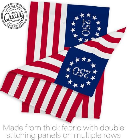 America 250 Flag Betsy Ross Independence Day Wall Tapestry Home Accent Official Licensed Merchandise Canvas Prints Yard Sign Textile Woven Fabric Poster USA 250th Anniversary Decoration Gift in Kuwait