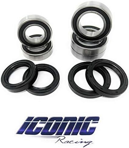 Both Front and Rear Wheel Bearing and Seal Kit Fits 02-16 Honda CRF250R CRF450R in Kuwait
