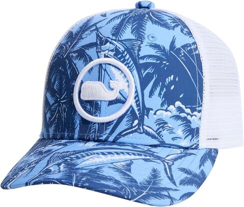 Vineyard Vines Boys Sportfish Palm Chappy Trucker, SportfishPalm-SB, onesz in Saudi Arabia