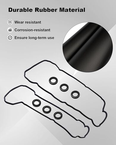 Engine Valve Cover Gasket Set Fit for Toyota Camry Sienna Solara Avalon 2959cc V6 Some Models, Replace VS50471R 0361521 15-43043-01 11214-20010 in Saudi Arabia