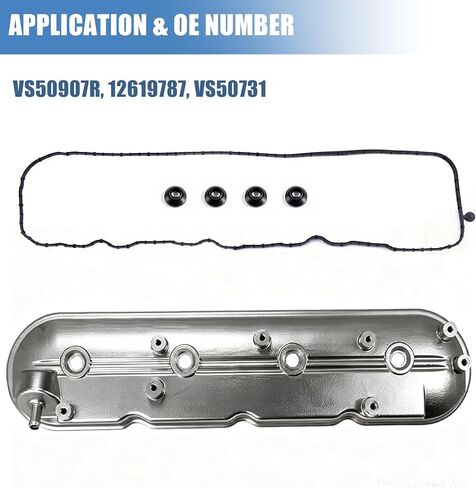 مجموعة حشية غطاء صمام المحرك سوريلو مناسبة لكاديلاك CTS إسكاليد لسيارة تشيفي كامارو كورفيت سيلفرادو سوبربان تاهو لسيارة جي إم سي سافانا سييرا يوكون لمحرك 6.2 لتر V8 - استبدال VS50907R 12619787 in Kuwait