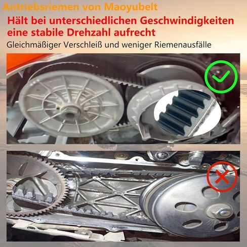 Drive Belt Suitable for CF Moto CF450 CF550 CForce 400 500 600 Swat Trail Tracker Snyper UForce ZForce 500 600 X5 X6 Z6 0180-055000-0001 Clutch Belt in Saudi Arabia