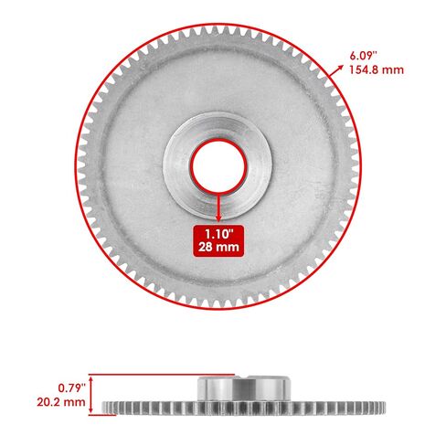 Caltric Starter Clutch Idler Limit Gear Kit Compatible with Polaris RZR 900 2014 2015 2016 2017 2018 2019 2020 2021 in Saudi Arabia