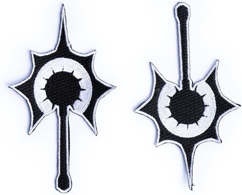 Burgschneider - Dungeons & Dragons Class Symbol Patch Set Cleric - for Historical Costume Clothing Larp SCA in Kuwait