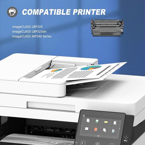 3 عبوات خراطيش حبر سوداء 056 3007C001 (مع رقاقة)، ​​بديلة لطابعة Canon 056 3007C001 لطابعة سلسلة imageCLASS LBP320 imageCLASS LBP325dn imageCLASS MF540 in Kuwait