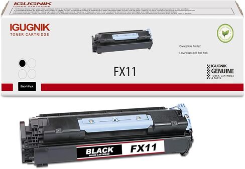 1-Pack Black Cartridge FX11 Toner Cartridges, Replacement for Canon Cartridge FX11 for Laser Class 810 830 830i Printer in Kuwait