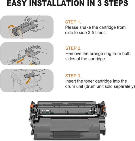 1-Pack Black 056 3007C001 Toner Cartridges(with chip), Replacement for Canon 056 3007C001 for imageCLASS LBP320 imageCLASS LBP325dn imageCLASS MF540 Series Printer in Kuwait
