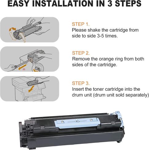 3-Pack Black Cartridge FX11 Toner Cartridges, Replacement for Canon Cartridge FX11 for Laser Class 810 830 830i Printer in Kuwait