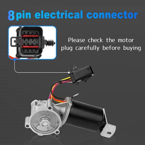 محرك علبة نقل 600-924 4WD مع موصل كهربائي مستطيل 8 دبابيس مناسب لسيارة Ford Mercury Explorer Mountain 2004 2005 استبدال الرقم 48-209 4L2Z7G360AA 4L2Z7G360BB in Kuwait