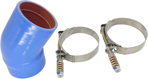 Turbocharger Inlet Hose with Clamps Compatible with Ford F-250 F-350 Super Duty 6.0L V8 2005-2007 Replace 26222, 6C3Z6C640A in Saudi Arabia