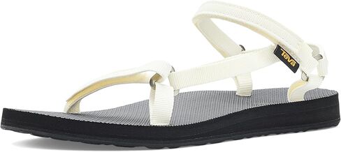 Teva Women's Original Universal Slim Sport Sandal, White/Black, 8 in Saudi Arabia