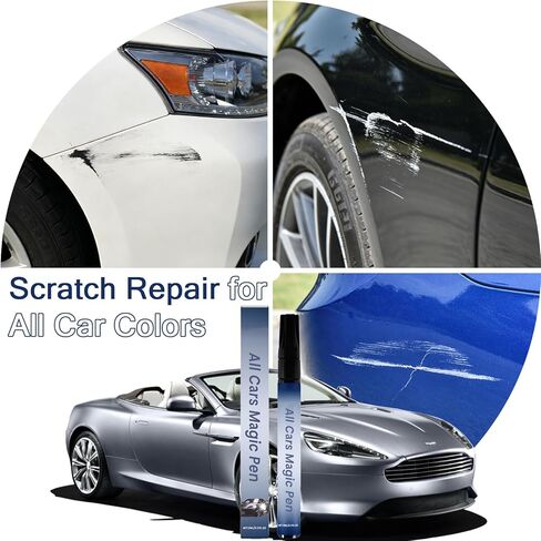 Magic Car Scratch Removal Pen - Quick Fix for Clear Coat Scratches, Swirl Marks & Scuffs, Easy DIY Paint Touch-Up Repair Kit for All Car Colors, Travel-Friendly in Saudi Arabia
