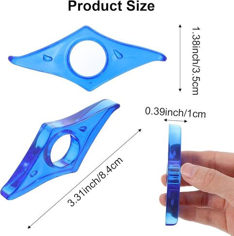 4 Pack Thumb Book Page Holder, Acrylic Page Holders for Reading, Book Opener Holder Reading Gifts Accessories for Readers Readinglovers Student Teacher Gifts(4 Colors) in Saudi Arabia