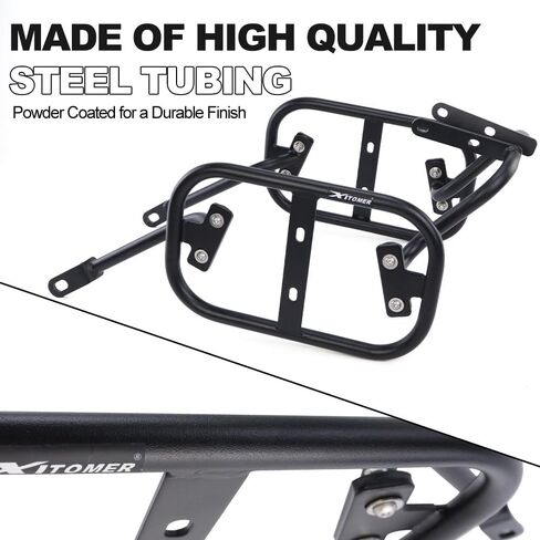 Xitomer Luggage Rack Compatible with Versys 650 2015-2023 Versys 650 Saddlebag Support Racks Motorcycle Pannier Racks Side Carrier in Saudi Arabia