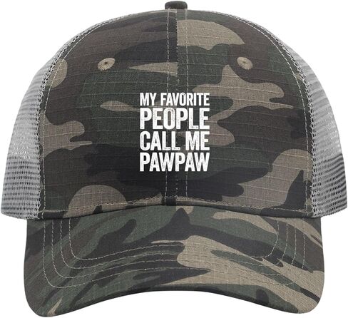 My Favorite People Call Me Pawpaw Hats for Womens Baseball Caps Classic Washed in Saudi Arabia
