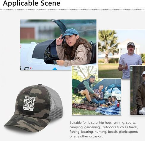 My Favorite People Call Me Pawpaw Hats for Womens Baseball Caps Classic Washed in Saudi Arabia