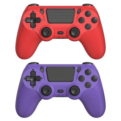 وحدة التحكم اللاسلكية Wuthur 2 Pack المتوافقة مع PS4 / Pro/Slim (أسود وأبيض) in Saudi Arabia